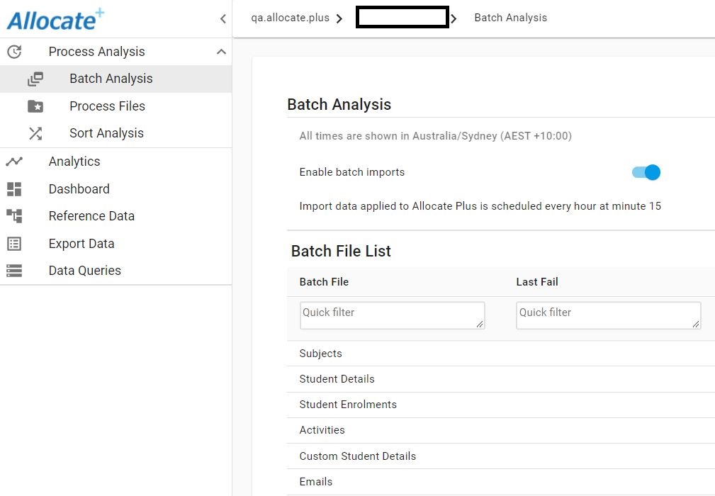 Allocate Plus Version 20.3