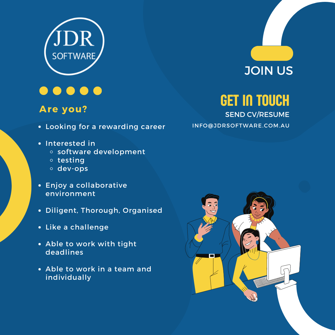 Careers - JDR Software