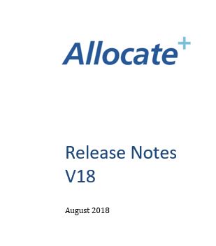 Allocate Plus Version 18