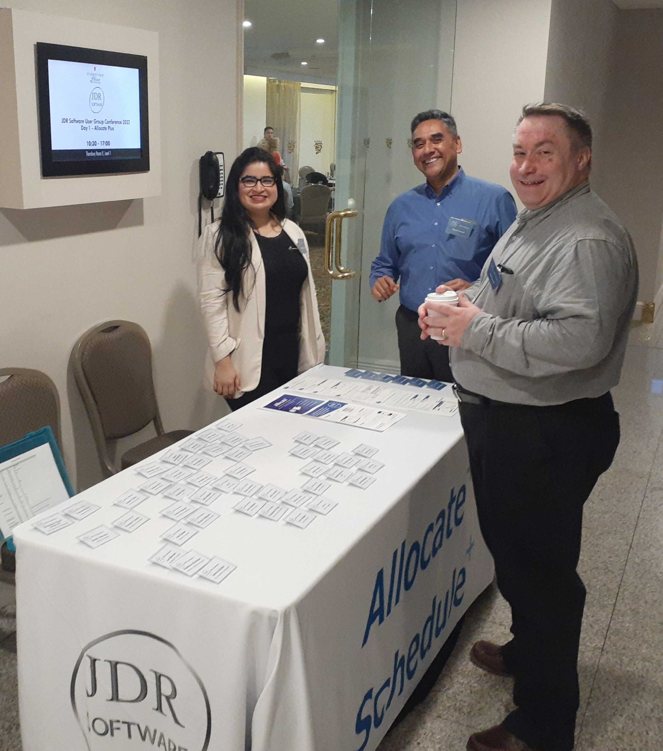 Allocate Plus Team ready for a great day at the JDR Software Conference